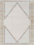 El Dorado Global Beige Washable Area Rug