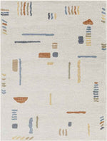 Elbing Modern Beige Washable Area Rug