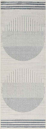 Elk Falls Modern Beige Washable Area Rug