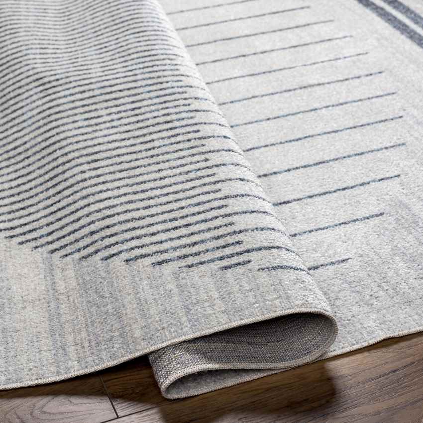 Elk Falls Modern Beige Washable Area Rug