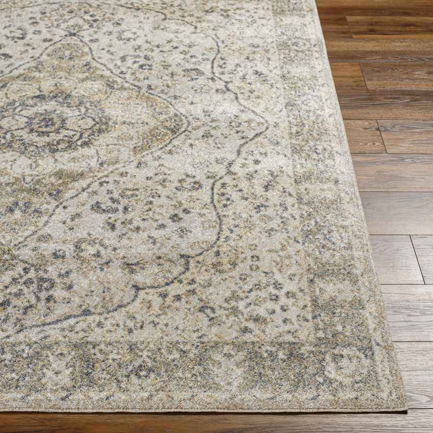 Eminence Traditional Camel Washable Area Rug