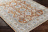 Emporia Traditional Burnt Orange Washable Area Rug