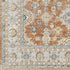 Emporia Traditional Burnt Orange Washable Area Rug