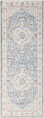 Ensign Traditional Burnt Orange Washable Area Rug