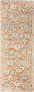 Erlanger Traditional Burnt Orange Washable Area Rug