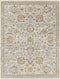 Eskridge Traditional Burnt Orange Washable Area Rug