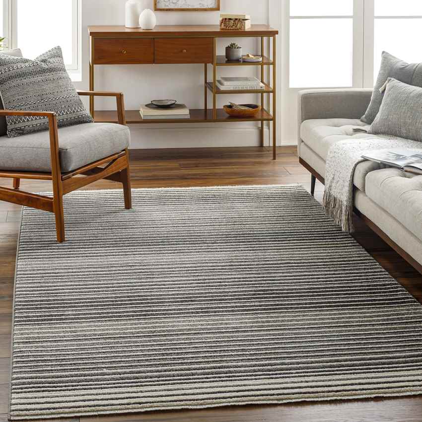 Alfombra Brandenburg Modern Charcoal