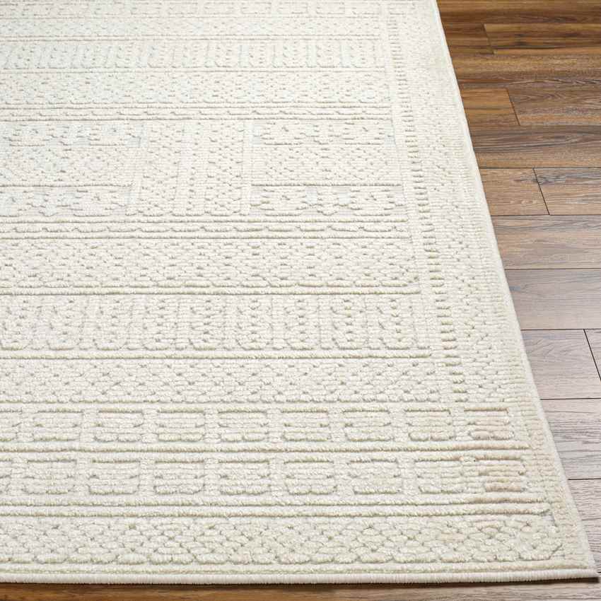 Alfombra lavable blanca Brunsville Cottage