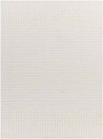 Alfombra lavable Burkesville Modern Ivory