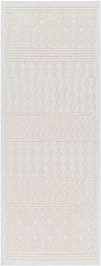 Carrsville Cottage Light Gray Washable Area Rug