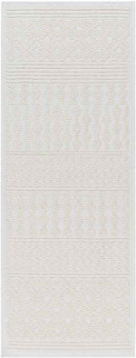 Carrsville Cottage Light Gray Washable Area Rug