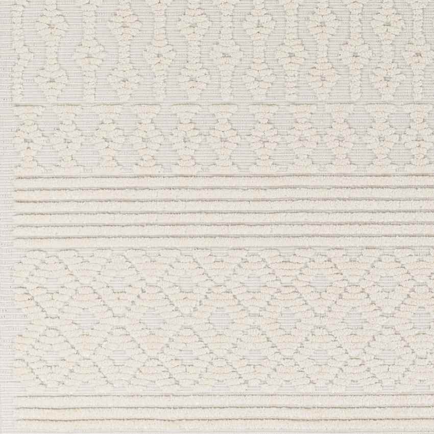 Carrsville Cottage Light Gray Washable Area Rug