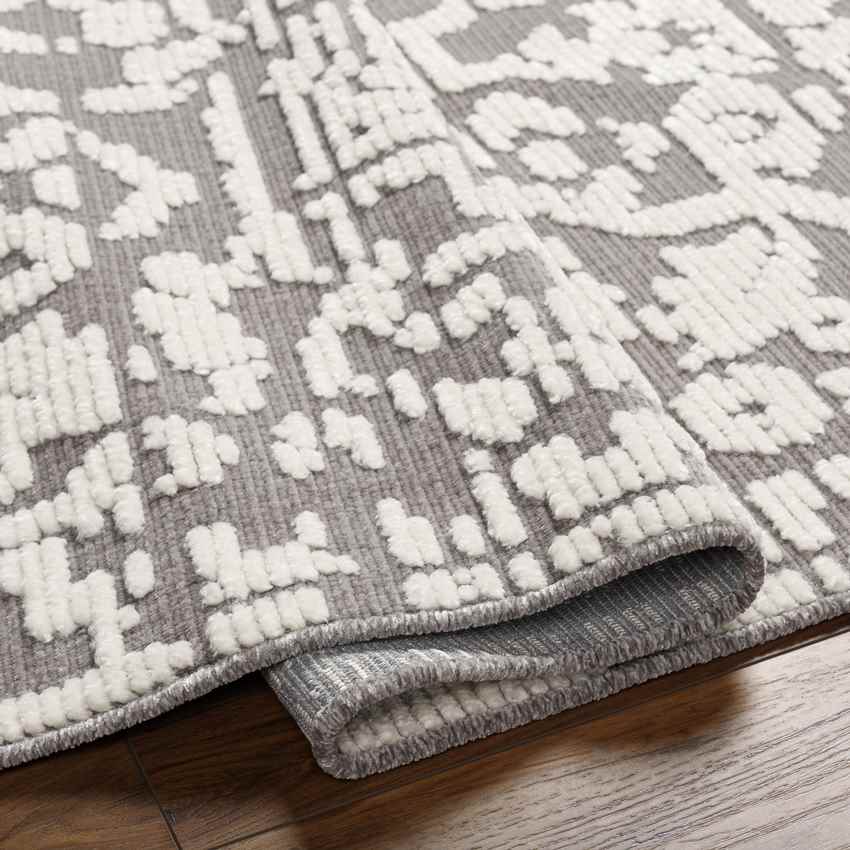 Centertown Cottage Charcoal Washable Area Rug