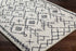 Deeanna Global Cream/Black Washable Area Rug