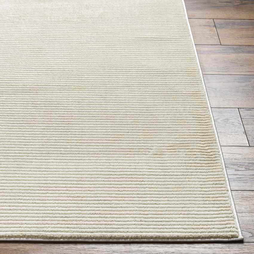 Alfombra moderna lavable en color beige Lynnette