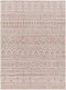 Goff Global Coral Pink Area Rug