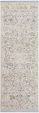 Miquel Traditional Medium Gray/Beige Area Rug