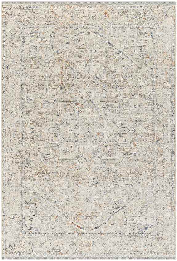 Darnetta Traditional Beige/Navy Area Rug