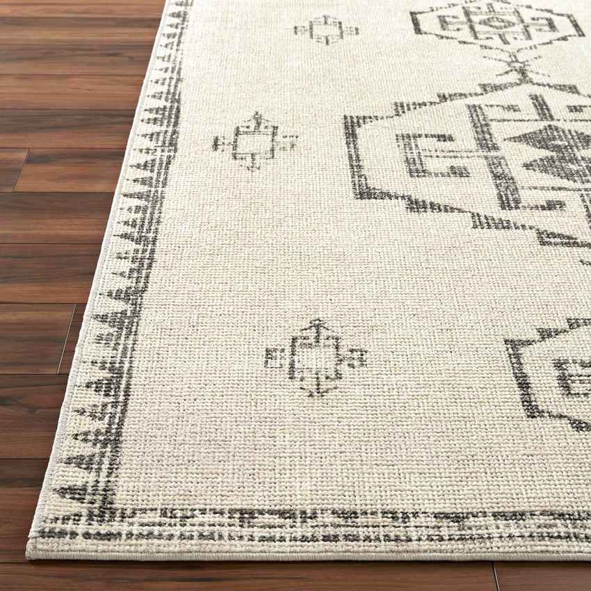 Amye Global Charcoal/Beige Area Rug