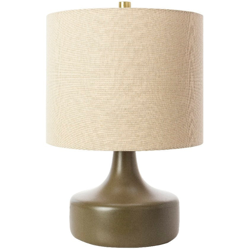 Lámpara de mesa Bobbi Modern Olive