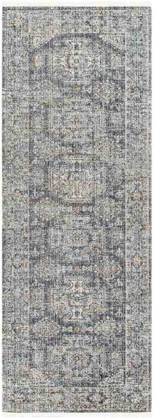 Margaret Traditional Grass Green/Charcoal Washable Area Rug - Becki Owens x Livabliss