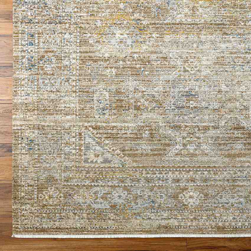 Margaret Traditional Golden Brown/Ivory Washable Area Rug - Becki Owens x Livabliss