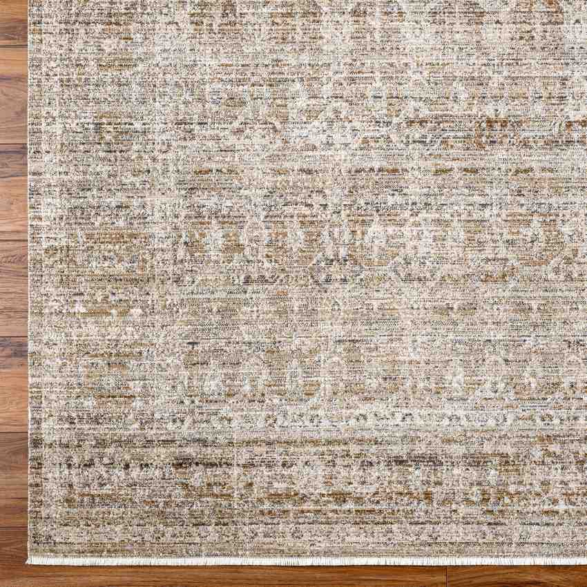 Margaret Traditional Dark Sage Washable Area Rug - Becki Owens x Livabliss