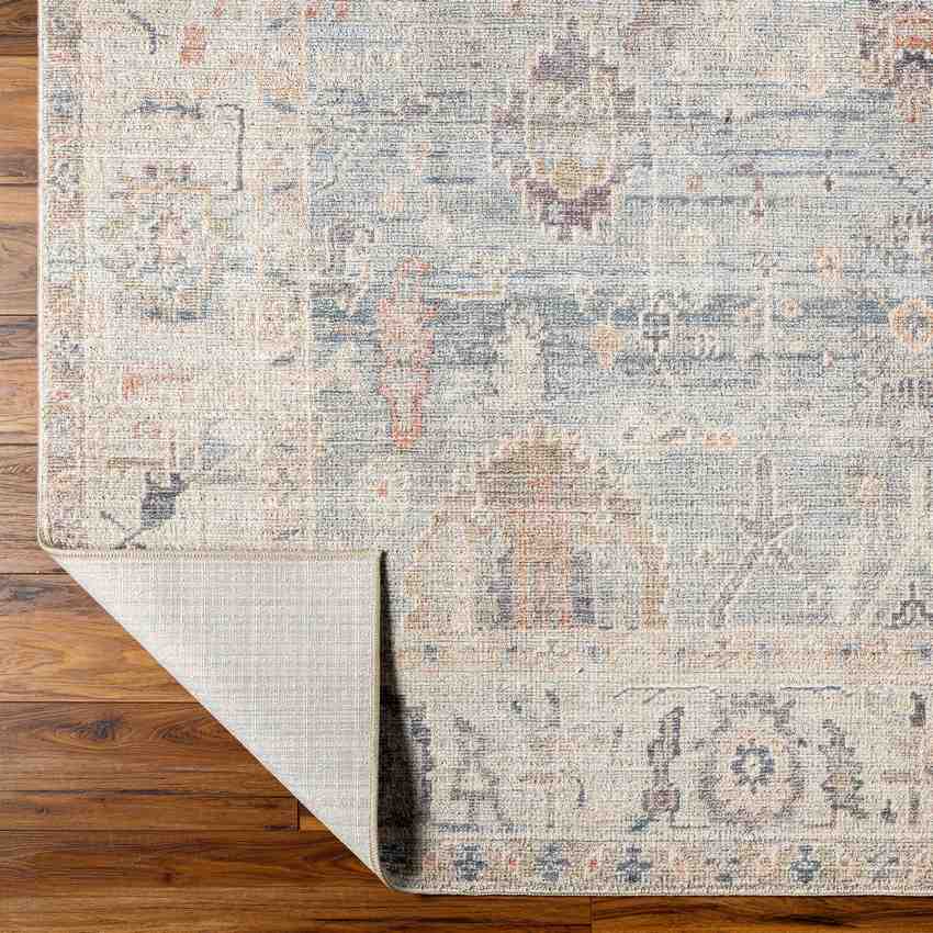 Marlene Traditional Medium Gray/Pale Blue Area Rug - Becki Owens x Livabliss