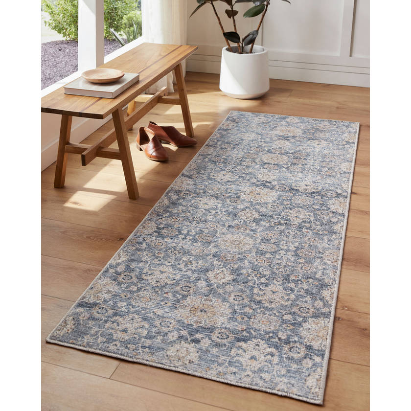 Millie Modern Denim Area Rug