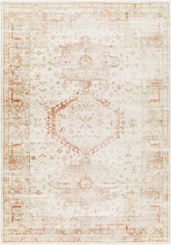 Dreama Traditional Rust/Dusty Sage Area Rug