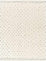 Monisha Modern Ivory/Black Area Rug