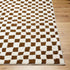 Ilea Modern Ivory/Brown Area Rug