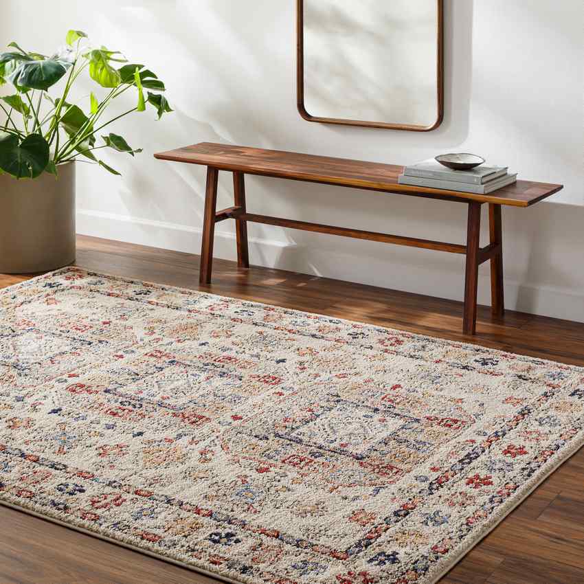 Daphna Traditional Light Beige Area Rug