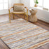 Chelsia Modern Medium Brown Area Rug