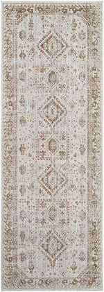 Clent Traditional Dark Brown Area Rug