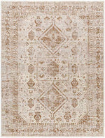 Clent Traditional Dark Brown Area Rug