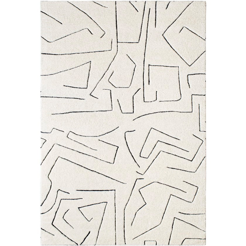 Jillienne Modern Cream Area Rug