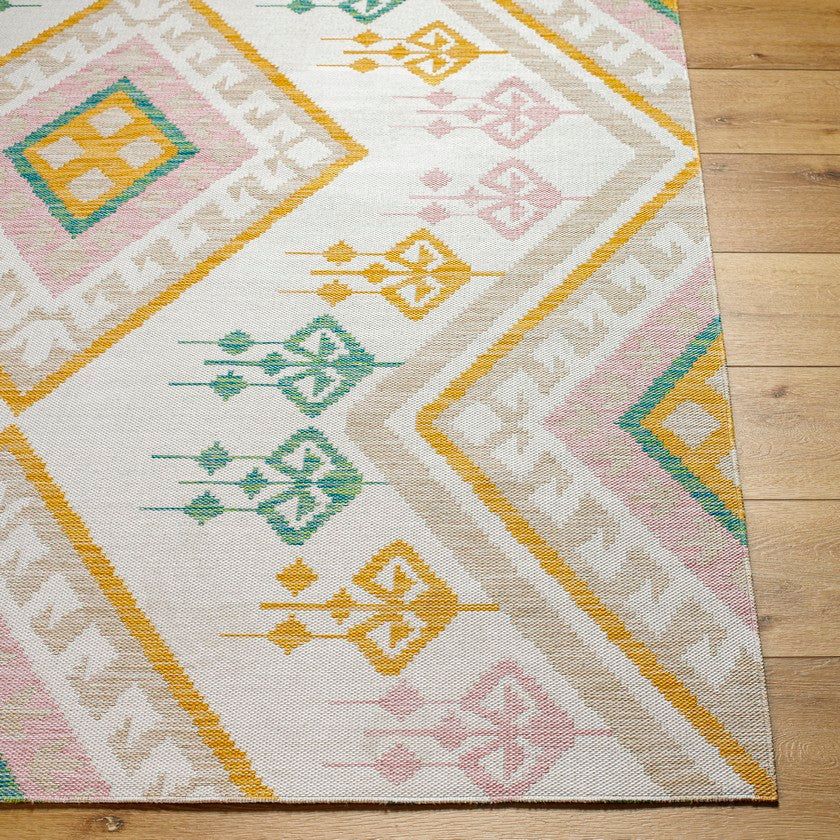 Aliecia Bohemian Saffron Area Rug