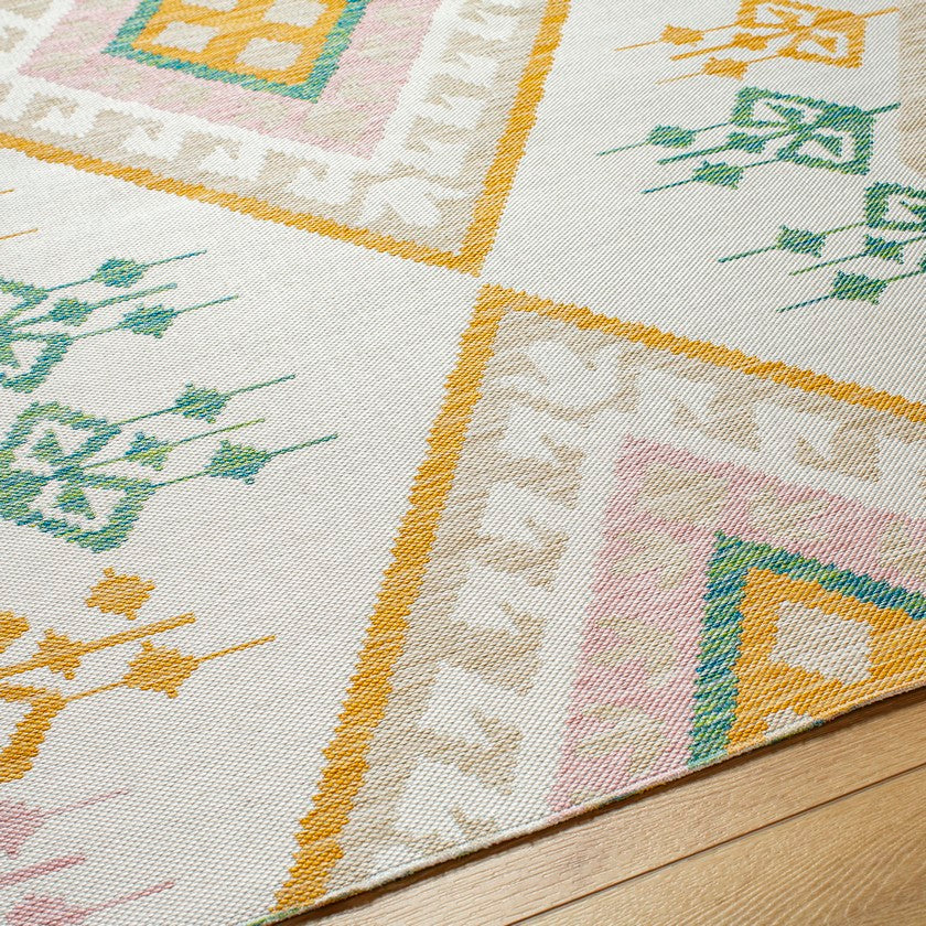 Aliecia Bohemian Saffron Area Rug