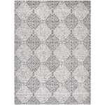 Javonne Modern Ivory/Black Area Rug