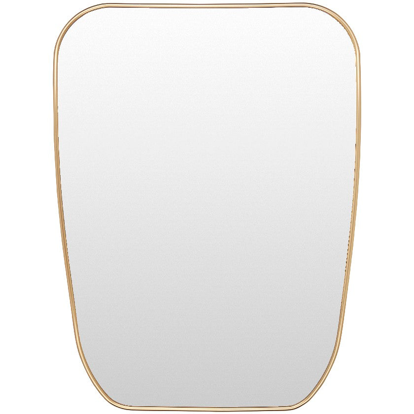 Espejo de pared moderno dorado Alyce