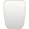 Alyce Modern Gold Wall Mirror