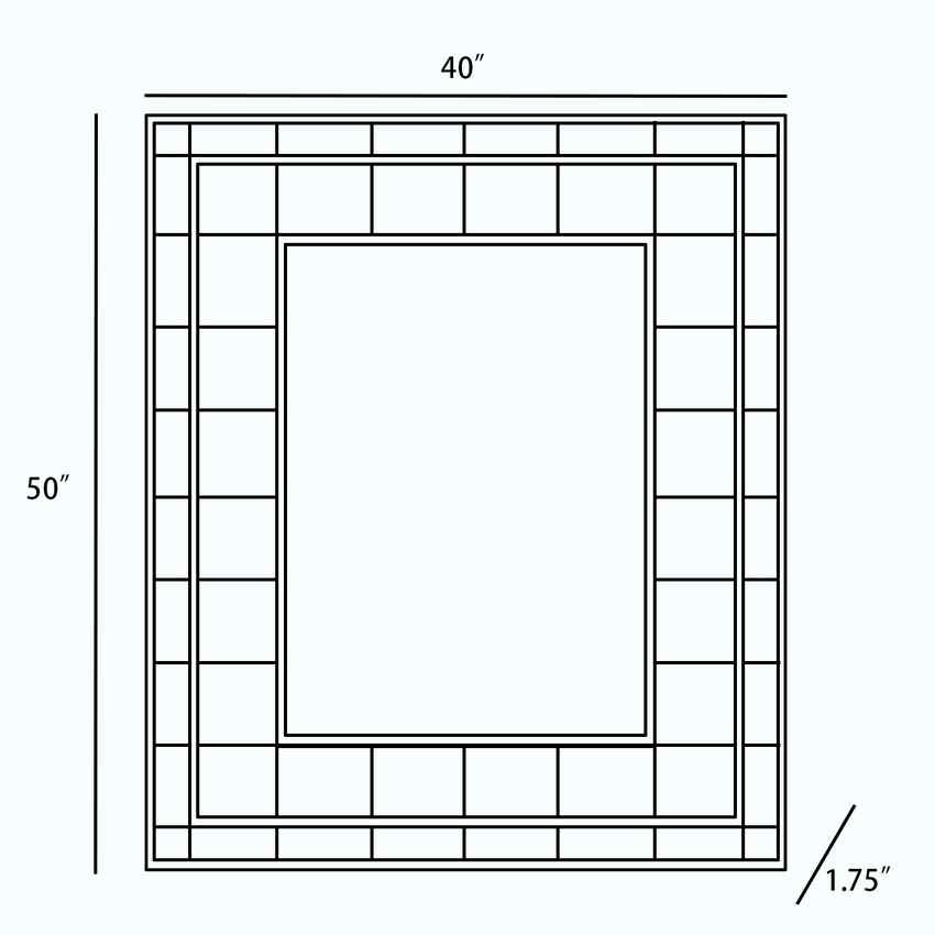 Broekdijk Modern Wall Mirror