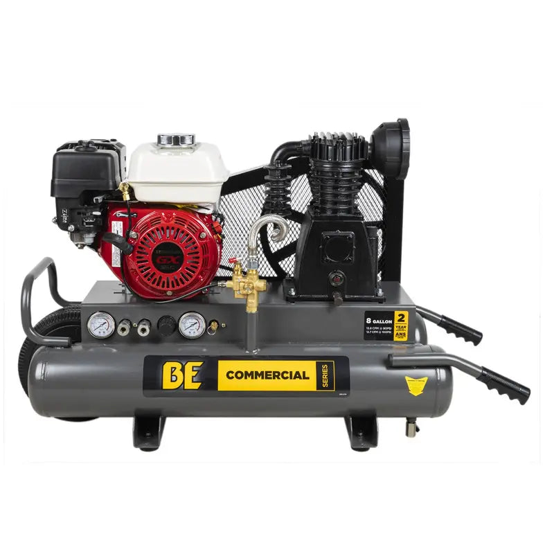 BE 8 Gallon Air Compressor GX200 13.8CFM