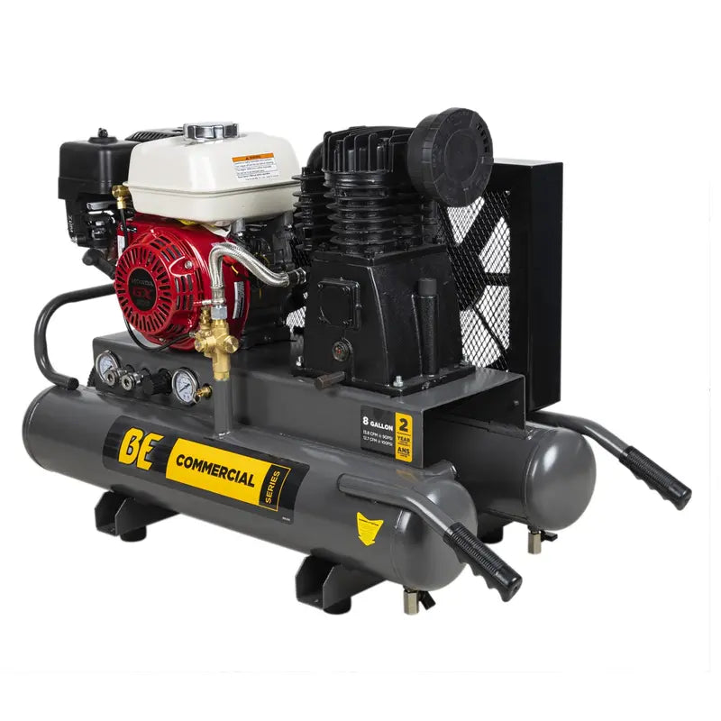 BE 8 Gallon Air Compressor GX200 13.8CFM