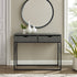 Vetti Faux Shagreen Entry Table