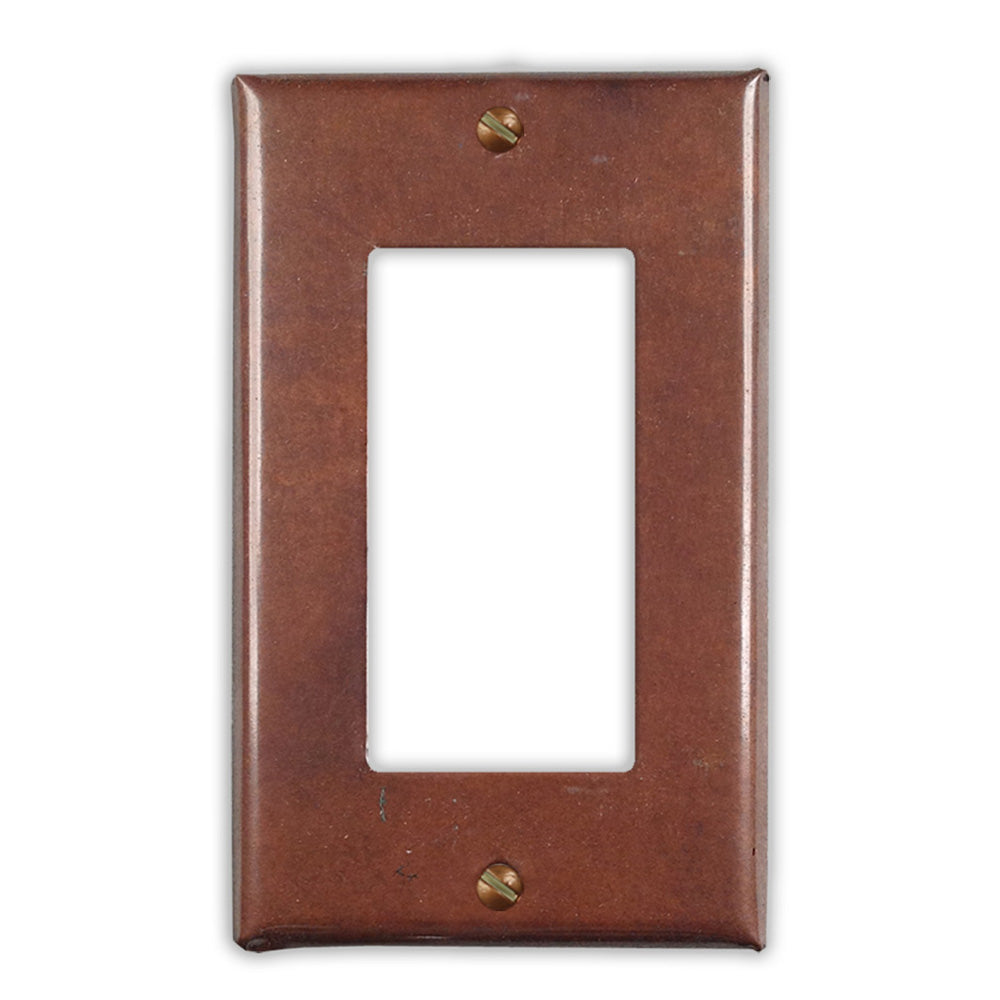 Antique Copper - 1 Rocker Wallplate