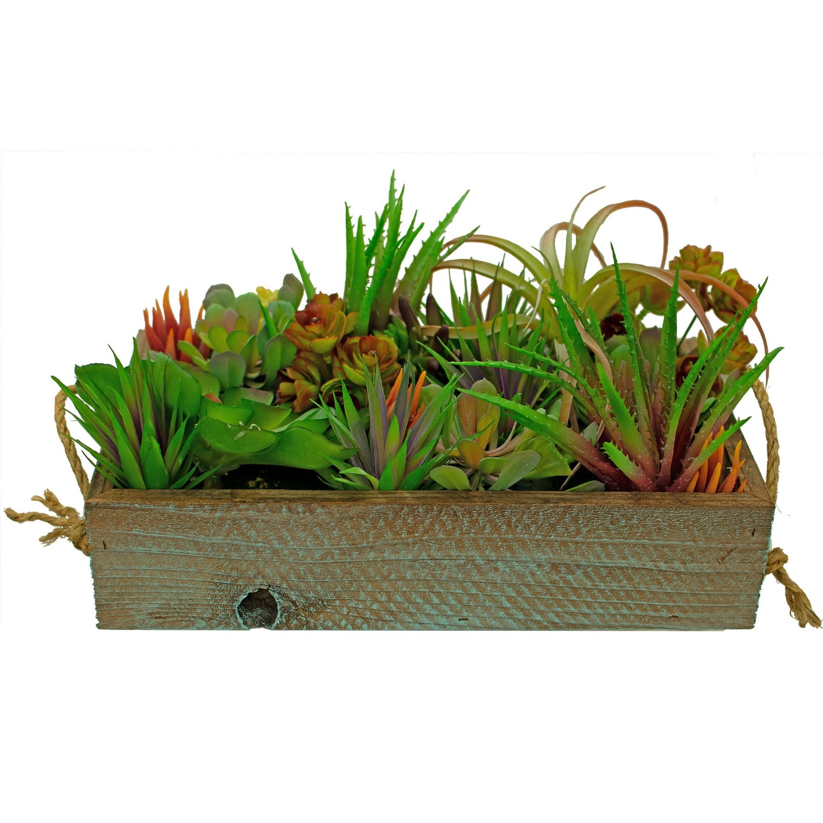 Artificial Succulent Planter Box