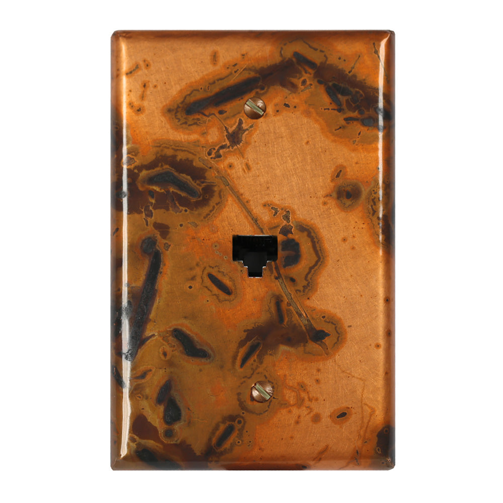 Bamboo Copper - 1 Data Jack Wallplate