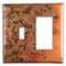 Bamboo Copper - 1 Toggle / 1 Rocker Wallplate